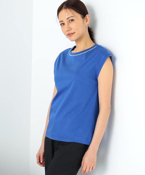 GALLORIA(ギャローリア)の「【キレメクシリーズ】衿ラメプルオーバー(Tシャツ/カットソー・レディース・ブラック/ロイヤルブルー/オフホワイト・LL/S/M/L)」の4枚目の写真