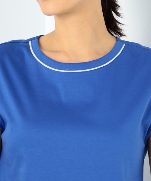 GALLORIA(ギャローリア)の「【キレメクシリーズ】衿ラメプルオーバー(Tシャツ/カットソー・レディース・ブラック/ロイヤルブルー/オフホワイト・LL/S/M/L)」の6枚目の写真