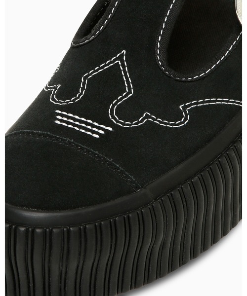 CONVERSE ALL STAR(コンバースオールスター)の「ALL STAR LIFTD RIBTAPE T-STRAP WT OX / オールスター リフテッド リブテープ Tストラップ WT OX(スニーカー・メンズ・ブラック・9.5/9/8.5/8/7.5/7/6.5/5.5/5/4.5/3/3.5/4/10.5/11.5)」の2枚目の写真