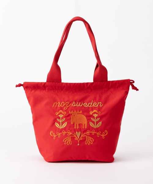 moz(モズ)の「moz モズ 刺繍トート M(トートバッグ・レディース・ネイビー/レッド/ブラック・FREE)」の15枚目の写真