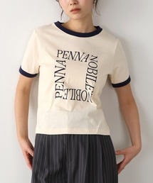 配色リンガーロゴ半袖Ｔシャツ