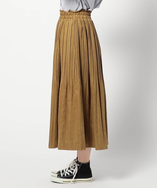 Grand PARK（グランドパーク）の「ミジンコール プリーツスカート（スカート・レディース・グレー/ブラック/カーキ/マスタード/レンガ・FREE）」の13枚目の写真