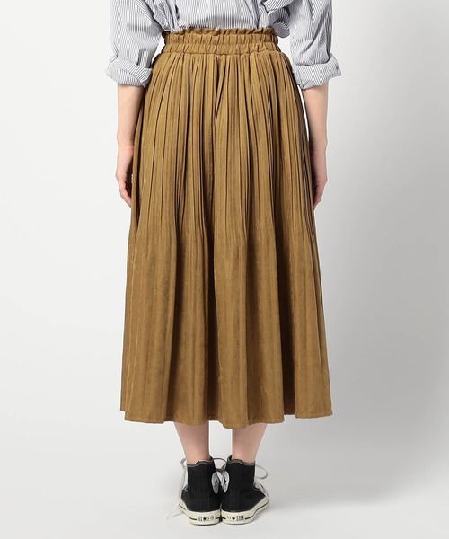 Grand PARK（グランドパーク）の「ミジンコール プリーツスカート（スカート・レディース・グレー/ブラック/カーキ/マスタード/レンガ・FREE）」の14枚目の写真