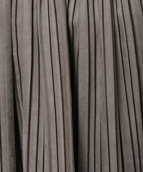 Grand PARK（グランドパーク）の「ミジンコール プリーツスカート（スカート・レディース・グレー/ブラック/カーキ/マスタード/レンガ・FREE）」の20枚目の写真