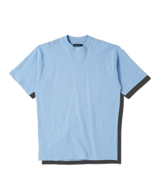 jiggys shop(ジギーズショップ)の「タックインスタイル テーパードシルエット ドライタッチ クルーネック 半袖Tシャツ カットソー(Tシャツ/カットソー・メンズ・ブルー/ライトピンク/ブラック/ライトブルー/ホワイト・MEDIUM/LARGE/X-LARGE)」の8枚目の写真