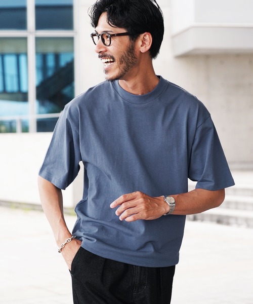 セール】テーパードシルエット ドライタッチ クルーネック 半袖T