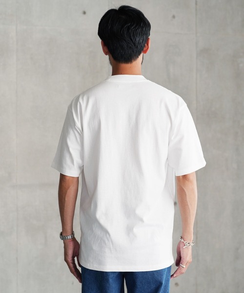 jiggys shop(ジギーズショップ)の「タックインスタイル テーパードシルエット ドライタッチ クルーネック 半袖Tシャツ カットソー(Tシャツ/カットソー・メンズ・ブルー/ライトピンク/ブラック/ライトブルー/ホワイト・MEDIUM/LARGE/X-LARGE)」の18枚目の写真