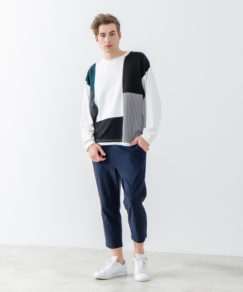 Blue Standard (ブルースタンダード)の「【Blue Standard:ブルースタンダード】スーパーストレッチイージークロップドパンツ 7分丈 イージーケア 接触冷感 ウエストゴム UVカット ジップレス(その他パンツ・メンズ・ベージュ/ネイビー/ブラック/チャコールグレー・MEDIUM/LARGE/X-LARGE)」の17枚目の写真