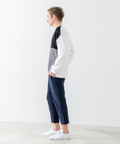 Blue Standard (ブルースタンダード)の「【Blue Standard:ブルースタンダード】スーパーストレッチイージークロップドパンツ 7分丈 イージーケア 接触冷感 ウエストゴム UVカット ジップレス(その他パンツ・メンズ・ベージュ/ネイビー/ブラック/チャコールグレー・MEDIUM/LARGE/X-LARGE)」の19枚目の写真