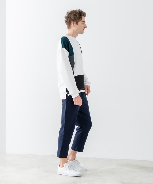 Blue Standard (ブルースタンダード)の「【Blue Standard:ブルースタンダード】スーパーストレッチイージークロップドパンツ 7分丈 イージーケア 接触冷感 ウエストゴム UVカット ジップレス(その他パンツ・メンズ・ベージュ/ネイビー/ブラック/チャコールグレー・MEDIUM/LARGE/X-LARGE)」の21枚目の写真