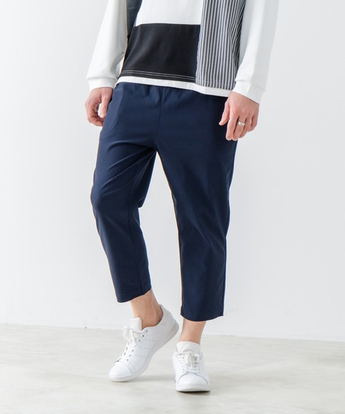 Blue Standard (ブルースタンダード)の「【Blue Standard:ブルースタンダード】スーパーストレッチイージークロップドパンツ 7分丈 イージーケア 接触冷感 ウエストゴム UVカット ジップレス(その他パンツ・メンズ・ベージュ/ネイビー/ブラック/チャコールグレー・MEDIUM/LARGE/X-LARGE)」の22枚目の写真