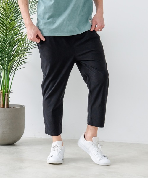 Blue Standard (ブルースタンダード)の「【Blue Standard:ブルースタンダード】スーパーストレッチイージークロップドパンツ 7分丈 イージーケア 接触冷感 ウエストゴム UVカット ジップレス(その他パンツ・メンズ・ベージュ/ネイビー/ブラック/チャコールグレー・MEDIUM/LARGE/X-LARGE)」の8枚目の写真