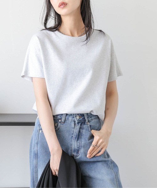 tシャツ ラウンドヘムカットソープルオーバー レディース 楽天市場】ゆったり Tシャツ ビッグTシャツ レディース ラウンド