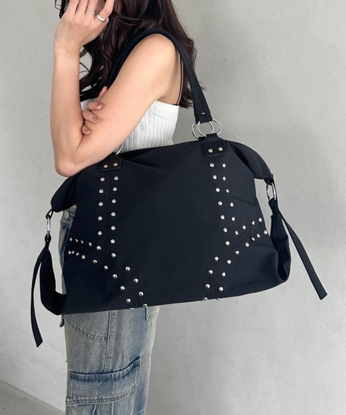 ＭＣＭボストンバッグ スタッズ Mini Ella ボストンバッグ - ヴィセトス ピンク | MCM ®JP