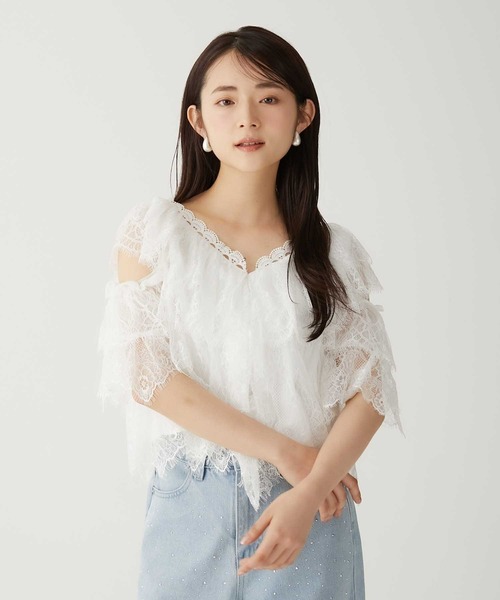 Luan（ルアン）の「【Luan】BACK RIBBON BLOUSE/バックリボン