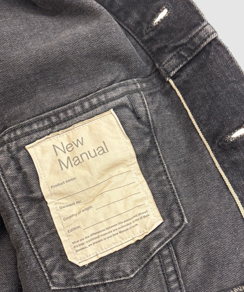 New Manual」W-NAME 3rd TYPE DENIM JACKET（デニムジャケット
