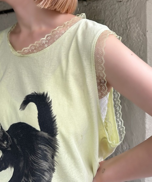 tシャツ にゃーBIGタンク レディース にゃーBIGタンク（Tシャツ/カットソー）｜Alley Tokyo（アリー