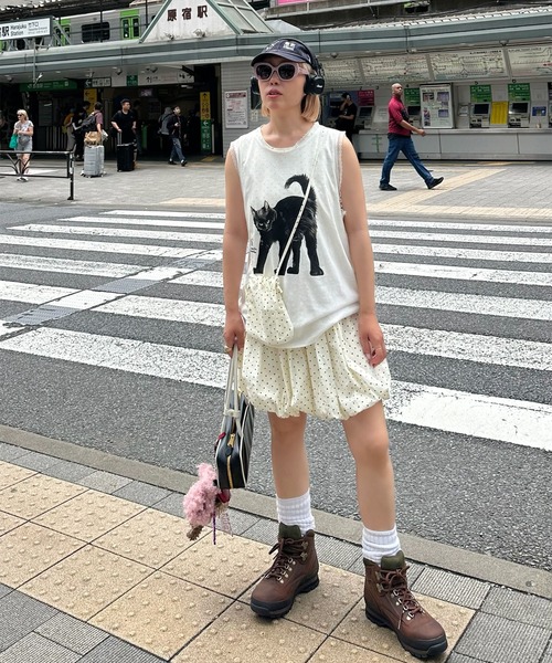 tシャツ にゃーBIGタンク レディース にゃーBIGタンク（Tシャツ/カットソー）｜Alley Tokyo（アリー