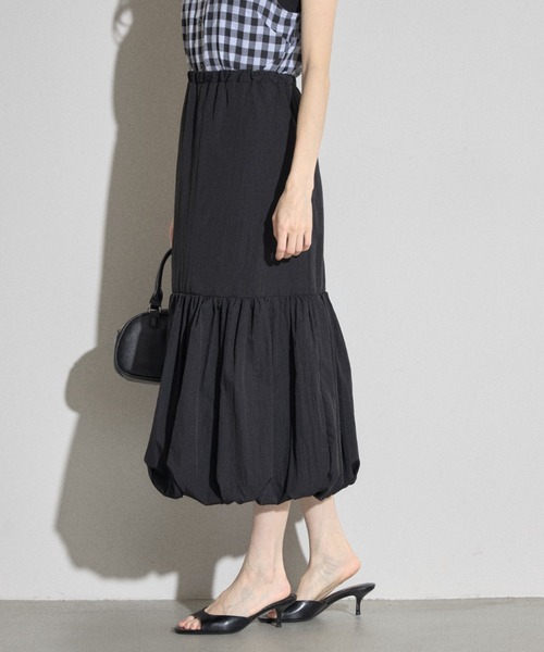 tocco closet（トッコ　クローゼット）の「【ZOZO限定】ナチュラルシャカバルーンスカート（スカート・レディース・ピンク/オフホワイト/ブラック・M）」の15枚目の写真