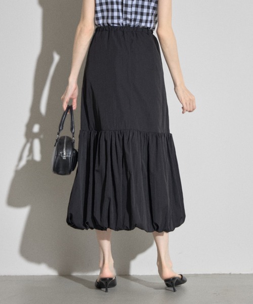 tocco closet（トッコ　クローゼット）の「【ZOZO限定】ナチュラルシャカバルーンスカート（スカート・レディース・ピンク/オフホワイト/ブラック・M）」の16枚目の写真