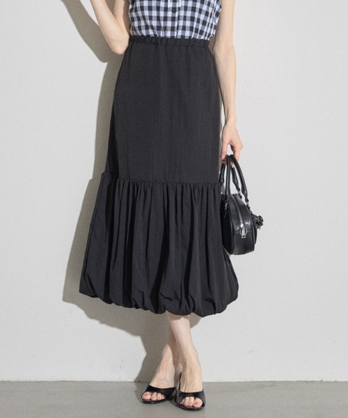 tocco closet（トッコ　クローゼット）の「【ZOZO限定】ナチュラルシャカバルーンスカート（スカート・レディース・ピンク/オフホワイト/ブラック・M）」の14枚目の写真