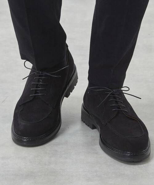 MEN'S MELROSE(メンズメルローズ)の「ラウンドUチップレザーシューズ(ドレスシューズ・メンズ・ブラック/ブラウン/ブラック系その他・26.0cm/27.0cm/25.0cm)」の3枚目の写真