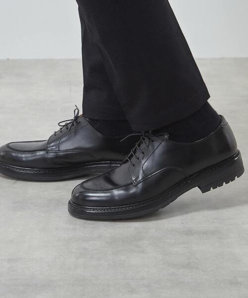 MEN'S MELROSE(メンズメルローズ)の「ラウンドUチップレザーシューズ(ドレスシューズ・メンズ・ブラック/ブラウン/ブラック系その他・26.0cm/27.0cm/25.0cm)」の5枚目の写真