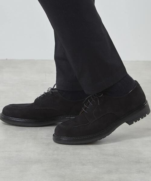 MEN'S MELROSE(メンズメルローズ)の「ラウンドUチップレザーシューズ(ドレスシューズ・メンズ・ブラック/ブラウン/ブラック系その他・26.0cm/27.0cm/25.0cm)」の6枚目の写真