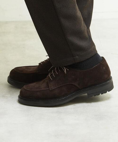 MEN'S MELROSE(メンズメルローズ)の「ラウンドUチップレザーシューズ(ドレスシューズ・メンズ・ブラック/ブラウン/ブラック系その他・26.0cm/27.0cm/25.0cm)」の7枚目の写真