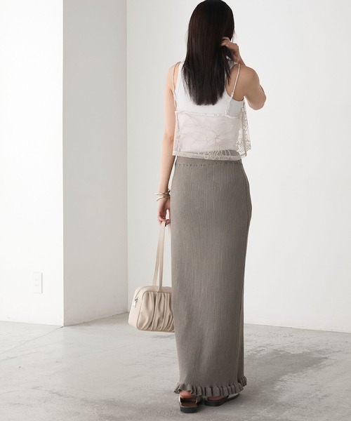 forksy.】チュールフラワー刺繍キャミビスチェ forksy.│MONO