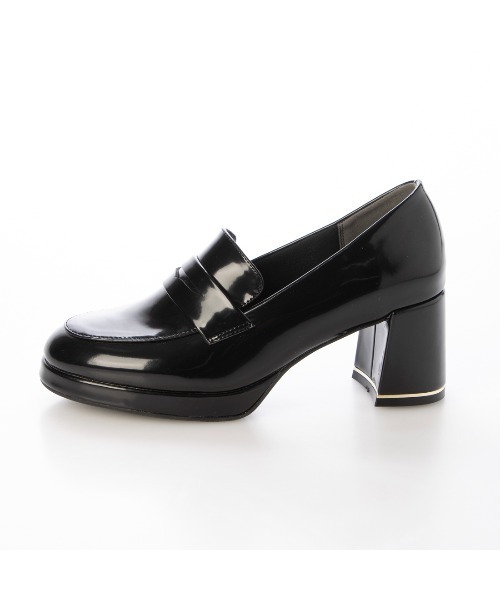 EVOL(イーボル)の「【晴雨兼用・ふかふか】ストームラウンド6.5cmコインローファー IZ5785(レインシューズ・レディース・ブラウン/ブラック/ブラック系その他・22.0cm/22.5cm/23.0cm/23.5cm/24.0cm/24.5cm)」の13枚目の写真