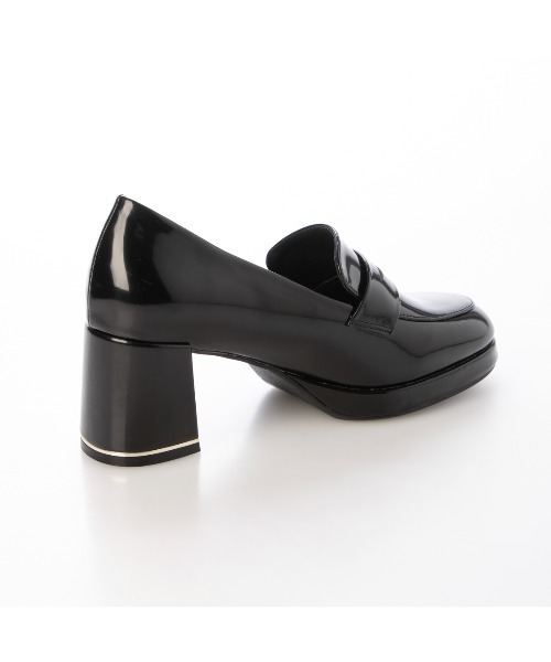 EVOL(イーボル)の「【晴雨兼用・ふかふか】ストームラウンド6.5cmコインローファー IZ5785(レインシューズ・レディース・ブラウン/ブラック/ブラック系その他・22.0cm/22.5cm/23.0cm/23.5cm/24.0cm/24.5cm)」の14枚目の写真