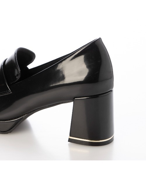 EVOL(イーボル)の「【晴雨兼用・ふかふか】ストームラウンド6.5cmコインローファー IZ5785(レインシューズ・レディース・ブラウン/ブラック/ブラック系その他・22.0cm/22.5cm/23.0cm/23.5cm/24.0cm/24.5cm)」の16枚目の写真