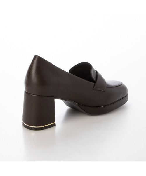 EVOL(イーボル)の「【晴雨兼用・ふかふか】ストームラウンド6.5cmコインローファー IZ5785(レインシューズ・レディース・ブラウン/ブラック/ブラック系その他・22.0cm/22.5cm/23.0cm/23.5cm/24.0cm/24.5cm)」の19枚目の写真