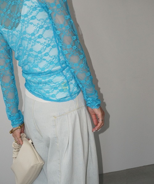 ブルーレース シアートップス chw25a025-ファッション通販サイト