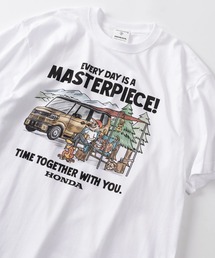 【89】【HONDA/ホンダ】アソートプリント クルーネック 半袖Tシャツ
