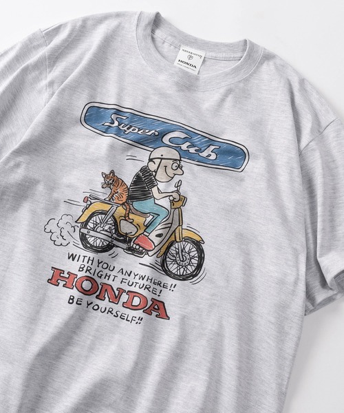 make a ray!(メイク ア レイ!)の「【89】【HONDA/ホンダ】アソートプリント クルーネック 半袖Tシャツ(Tシャツ/カットソー・メンズ・ホワイト系1/ホワイト系2/ホワイト系3/ホワイト系4/ホワイト系5/ホワイト系6/グレー系1/グレー系2/グレー系3/グレー系4/グレー系5/グレー系6・M/L/XL)」の12枚目の写真