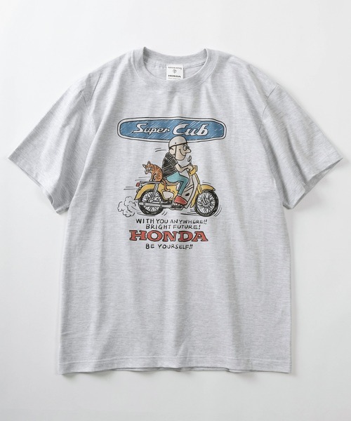make a ray!(メイク ア レイ!)の「【89】【HONDA/ホンダ】アソートプリント クルーネック 半袖Tシャツ(Tシャツ/カットソー・メンズ・ホワイト系1/ホワイト系2/ホワイト系3/ホワイト系4/ホワイト系5/ホワイト系6/グレー系1/グレー系2/グレー系3/グレー系4/グレー系5/グレー系6・M/L/XL)」の13枚目の写真