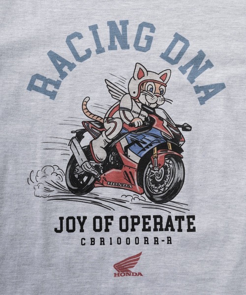 make a ray!(メイク ア レイ!)の「【89】【HONDA/ホンダ】アソートプリント クルーネック 半袖Tシャツ(Tシャツ/カットソー・メンズ・ホワイト系1/ホワイト系2/ホワイト系3/ホワイト系4/ホワイト系5/ホワイト系6/グレー系1/グレー系2/グレー系3/グレー系4/グレー系5/グレー系6・M/L/XL)」の22枚目の写真