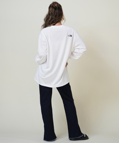 THE NORTH FACE(ザノースフェイス)の「THE NORTH FACE/ザ・ノース・フェイス ロンT/カットソー NT62593(Tシャツ/カットソー・レディース・ダークベージュ/ホワイト/ブラック・S/M)」の9枚目の写真