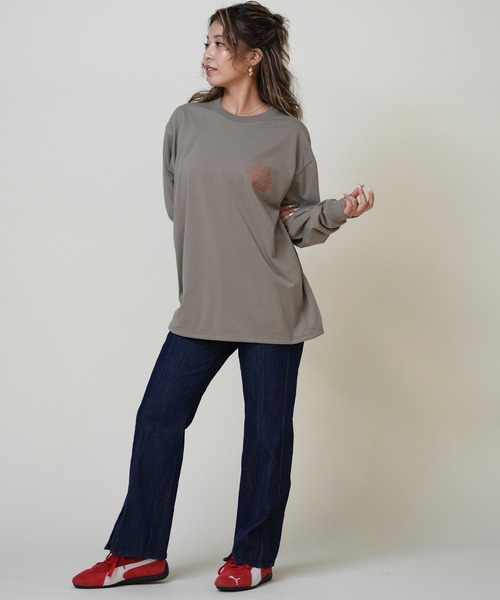 THE NORTH FACE(ザノースフェイス)の「THE NORTH FACE/ザ・ノース・フェイス ロンT/カットソー NT62593(Tシャツ/カットソー・レディース・ダークベージュ/ホワイト/ブラック・S/M)」の18枚目の写真