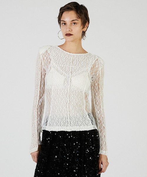 PRANK PROJECT（プランクプロジェクト）の「レーストリミングトップ / Racing Top（その他トップス・レディース・ブラック/アイボリー・FREE）」の13枚目の写真