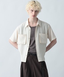 HARE | プリーツポケットシャツ(HARE)(シャツ/ブラウス)