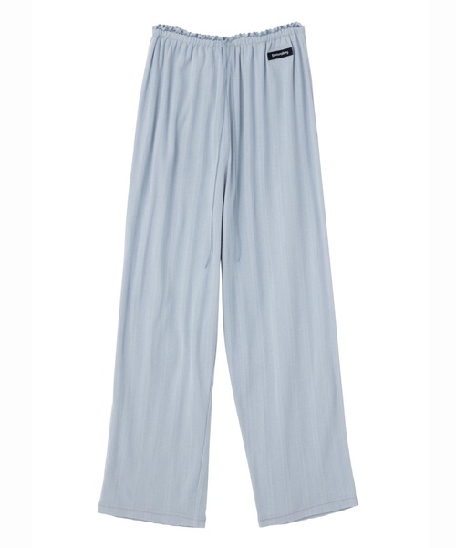 SEA(シー)の「アイレットリブ コージーパンツ(その他パンツ・レディース・グレー/ナチュラル/ブルー/ホワイト・ONE SIZE)」の18枚目の写真