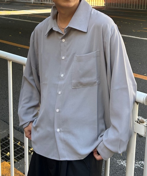 MandO（Auntie Rosa）（エムオー）の「アソートオーバーフランネルシャツ/チェック,ストライプ（シャツ/ブラウス・メンズ・ブラウン/ブラック/ホワイト系その他/ホワイト/ブラック系その他/ホワイト系その他2/ブラック系その他2/ホワイト系その他3/ベージュ/ブルー系その他/ブラウン系その他/ブルー系その他2/アイボリー/グレー系その他/ピンク系その他/ブルー系その他3/グレー/チャコールグレー/ブルー/ホワイト系その他4/ブルー系その他4/イエロー/ピンク・LARGE/MEDIUM）」の11枚目の写真