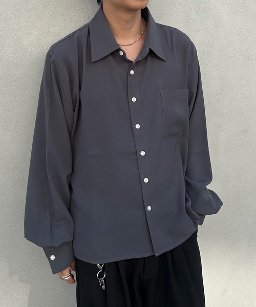 MandO（Auntie Rosa）（エムオー）の「アソートオーバーフランネルシャツ/チェック,ストライプ（シャツ/ブラウス・メンズ・ブラウン/ブラック/ホワイト系その他/ホワイト/ブラック系その他/ホワイト系その他2/ブラック系その他2/ホワイト系その他3/ベージュ/ブルー系その他/ブラウン系その他/ブルー系その他2/アイボリー/グレー系その他/ピンク系その他/ブルー系その他3/グレー/チャコールグレー/ブルー/ホワイト系その他4/ブルー系その他4/イエロー/ピンク・LARGE/MEDIUM）」の10枚目の写真