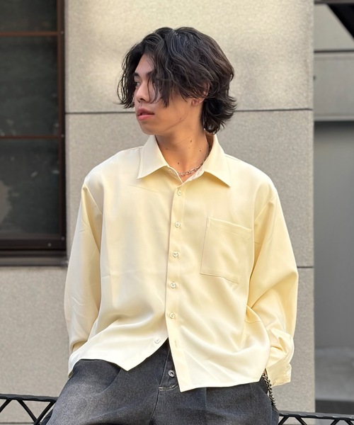 MandO（Auntie Rosa）（エムオー）の「アソートオーバーフランネルシャツ/チェック,ストライプ（シャツ/ブラウス・メンズ・ブラウン/ブラック/ホワイト系その他/ホワイト/ブラック系その他/ホワイト系その他2/ブラック系その他2/ホワイト系その他3/ベージュ/ブルー系その他/ブラウン系その他/ブルー系その他2/アイボリー/グレー系その他/ピンク系その他/ブルー系その他3/グレー/チャコールグレー/ブルー/ホワイト系その他4/ブルー系その他4/イエロー/ピンク・LARGE/MEDIUM）」の21枚目の写真