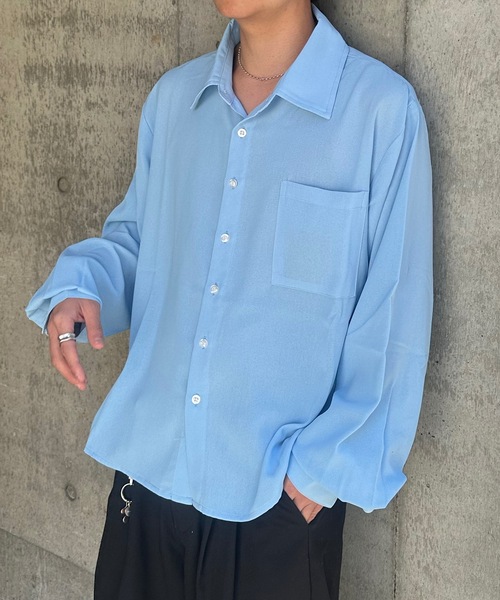 MandO（Auntie Rosa）（エムオー）の「アソートオーバーフランネルシャツ/チェック,ストライプ（シャツ/ブラウス・メンズ・ブラウン/ブラック/ホワイト系その他/ホワイト/ブラック系その他/ホワイト系その他2/ブラック系その他2/ホワイト系その他3/ベージュ/ブルー系その他/ブラウン系その他/ブルー系その他2/アイボリー/グレー系その他/ピンク系その他/ブルー系その他3/グレー/チャコールグレー/ブルー/ホワイト系その他4/ブルー系その他4/イエロー/ピンク・LARGE/MEDIUM）」の16枚目の写真