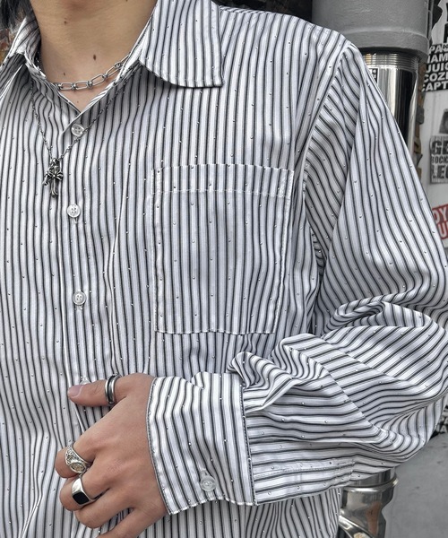 MandO（Auntie Rosa）（エムオー）の「アソートオーバーフランネルシャツ/チェック,ストライプ（シャツ/ブラウス・メンズ・ブラウン/ブラック/ホワイト系その他/ホワイト/ブラック系その他/ホワイト系その他2/ブラック系その他2/ホワイト系その他3/ベージュ/ブルー系その他/ブラウン系その他/ブルー系その他2/アイボリー/グレー系その他/ピンク系その他/ブルー系その他3/グレー/チャコールグレー/ブルー/ホワイト系その他4/ブルー系その他4/イエロー/ピンク・LARGE/MEDIUM）」の6枚目の写真