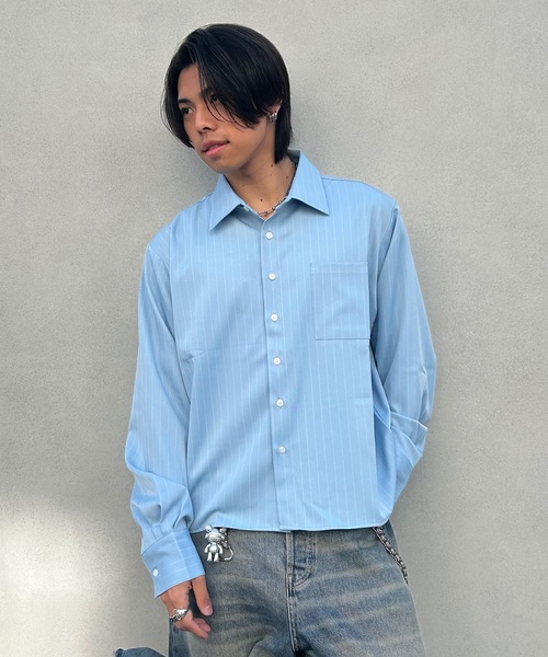 MandO（Auntie Rosa）（エムオー）の「アソートオーバーフランネルシャツ/チェック,ストライプ（シャツ/ブラウス・メンズ・ブラウン/ブラック/ホワイト系その他/ホワイト/ブラック系その他/ホワイト系その他2/ブラック系その他2/ホワイト系その他3/ベージュ/ブルー系その他/ブラウン系その他/ブルー系その他2/アイボリー/グレー系その他/ピンク系その他/ブルー系その他3/グレー/チャコールグレー/ブルー/ホワイト系その他4/ブルー系その他4/イエロー/ピンク・LARGE/MEDIUM）」の19枚目の写真